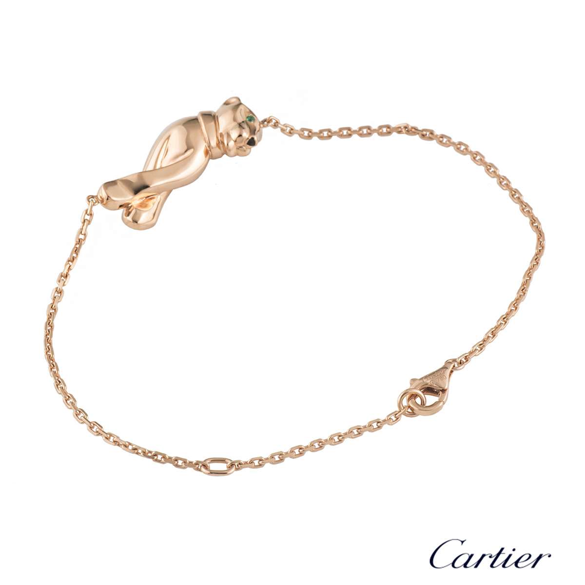 cartier panthere rose gold bracelet